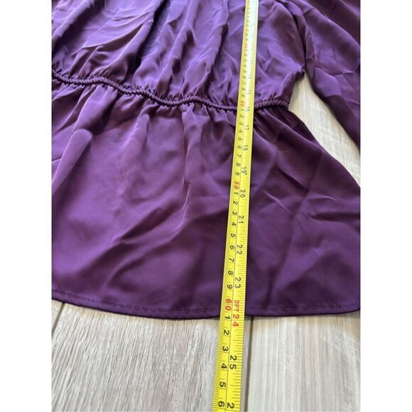 Banana Republic purple blouse size XS - Picture 9 of 10